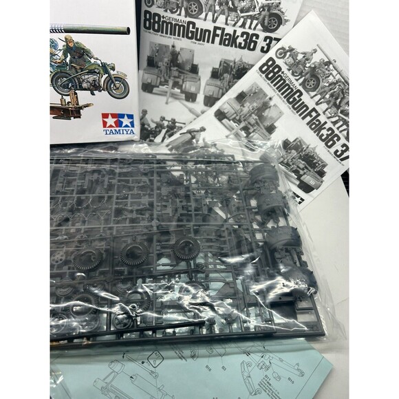 1/35 German 88MM Gun Flak 36/37 MRC-Tamiya Super kit w/ 9 figures & KS750 #MM117 - Picture 4 of 10